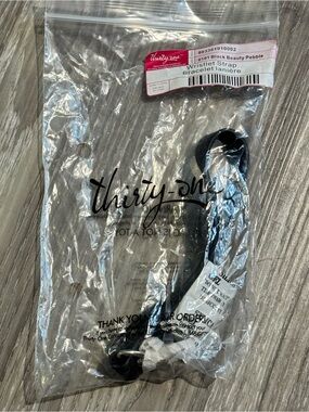 thirty-one Black Pebble Wristlet Strap
